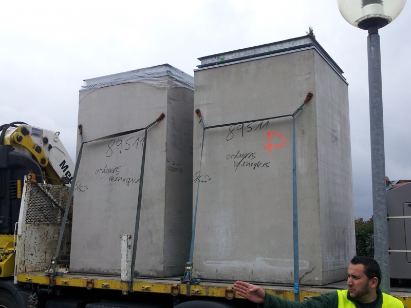 Conteners poubelles à enterrer